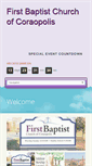 Mobile Screenshot of firstbaptistchurchofcoraopolis.org